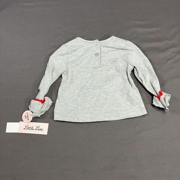 Little Lass Girl Skirt Tights Set / 18M / Santa Elf/ 3 Pieces /Christmas Holiday - Picture 8 of 16